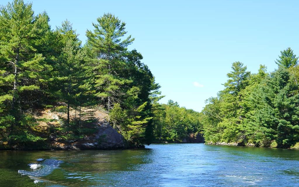 Moon River on a sunny day.